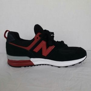 New Balance 574 LFC Black Red White Size 6